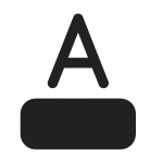 Text Color SVG Icon